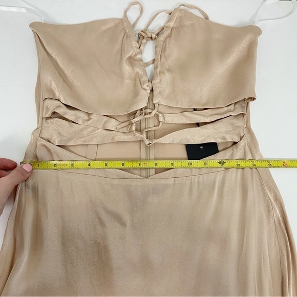 ❤️‍🔥3 FOR $50❤️‍🔥 Michael Costello x REVOLVE Josie Gown in Nude - Picture 11 of 11